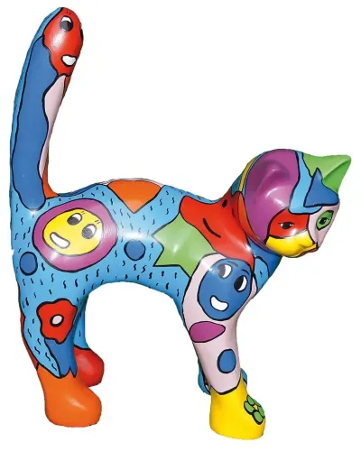 Statue Et Sculpture Decorative En Resine D Un Chat Picasso Deco Et Artisanat