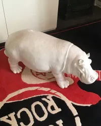 standing hippopotamus