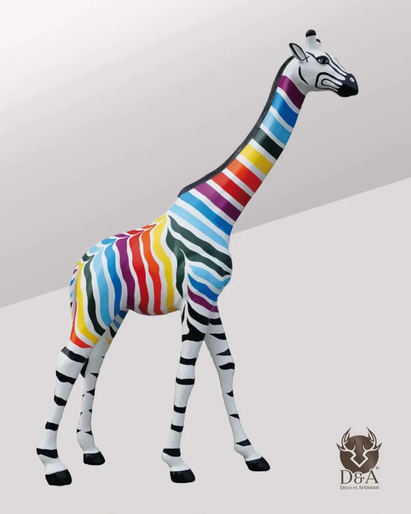 Giraffe XL Zebra Mehrfarbig