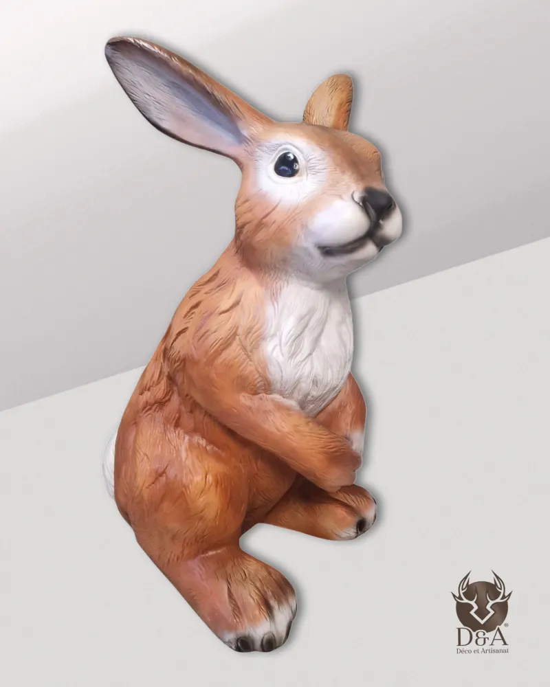 Realistic Resin Rabbit, a key element of your Easter decoration